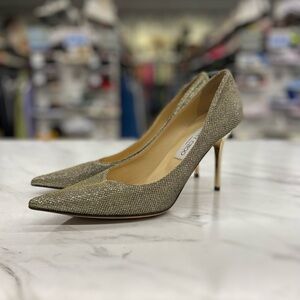 Jimmy Choo Metallic gold pumps Size 39